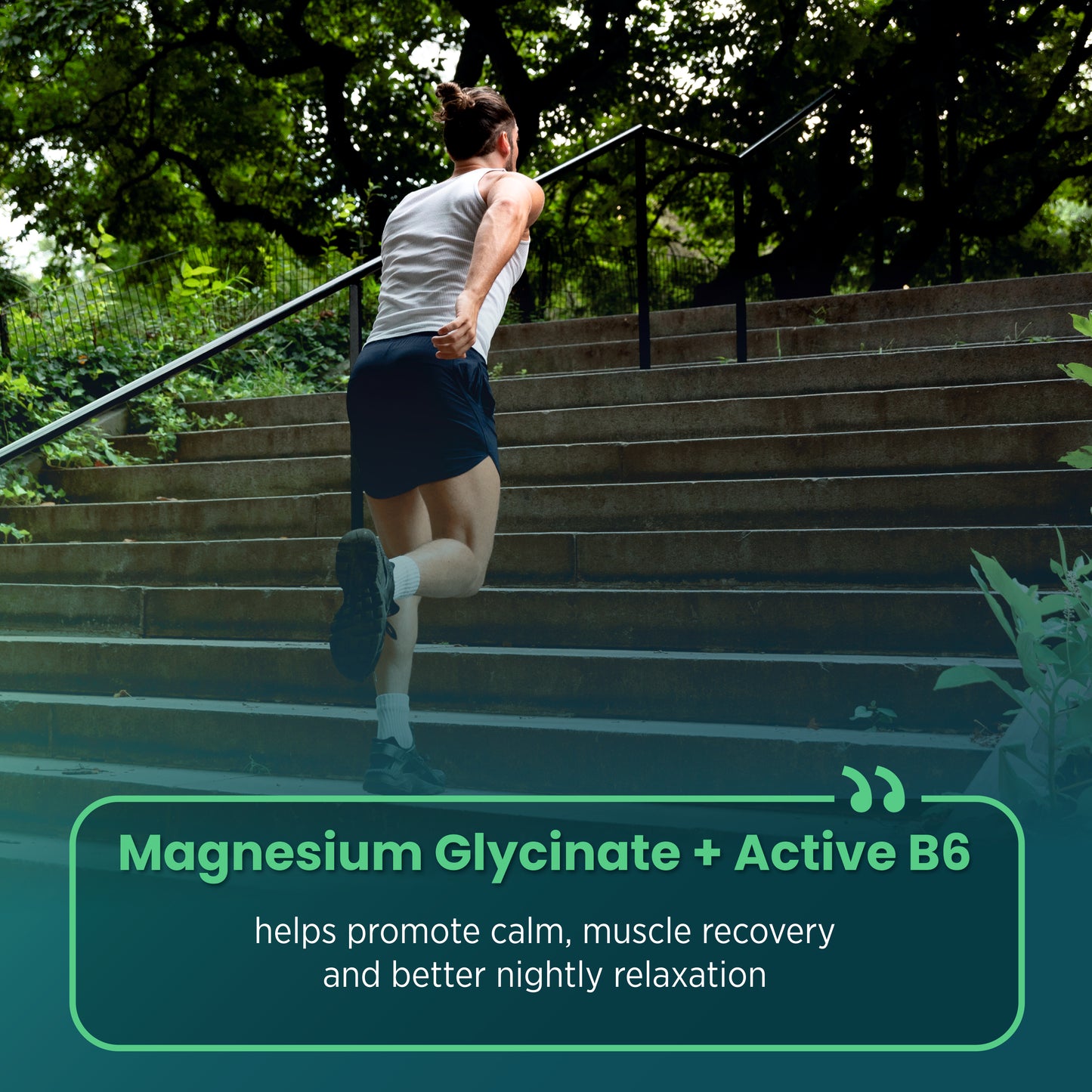 Nutaira Magnesium Glycinate 240mg with Active B6 (P5P) — 120 Vegan Capsules | High Absorption, Chelated, Gentle on Stomach